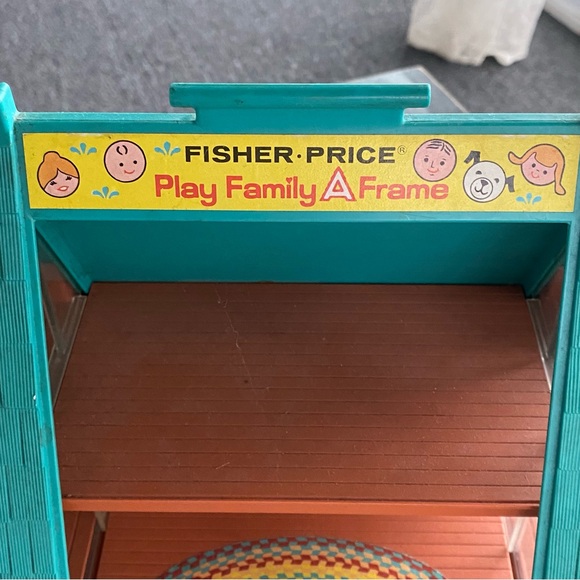 Fisher Price Little People Vintage 1974 Play Family A Frame House #990 Only - Picture 10 of 12